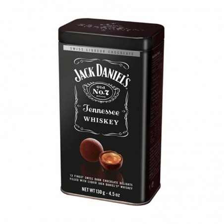CHOCOLAT JACK DANIEL'S WHISKEY BOITE FER 130G