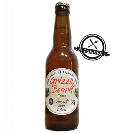 GRIZZLY BEARD TRIPLE ( A CUISINER ) 33CL