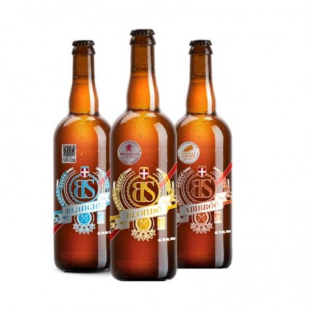 COFFRET 3 BOUTEILLES : LES BRASSEURS SAVOYARDS 75CL