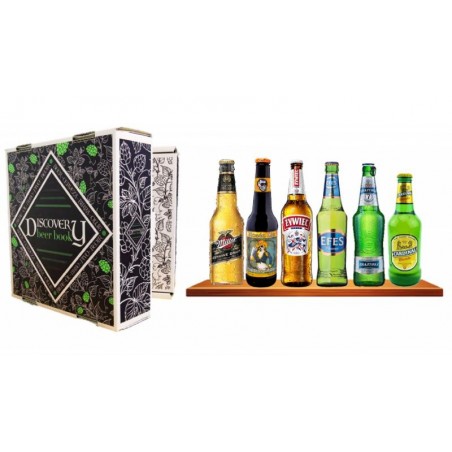 BOX DISCOVERY BEER BOOK 6 BIERES DE TYPE LAGER/PILSNER