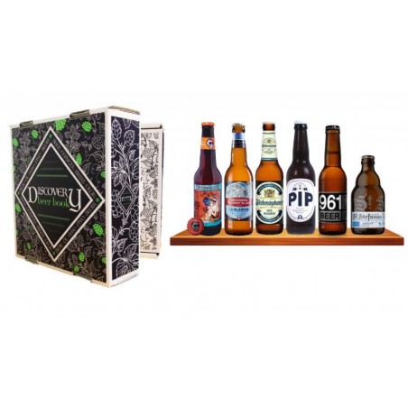 BOX DISCOVERY BEER BOOK 6 BIERES DE TYPE BLANCHE / HEFEWEISS