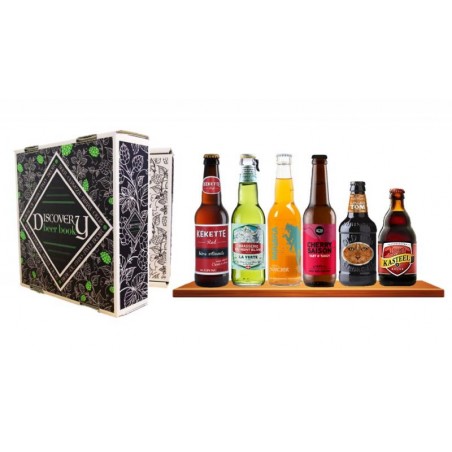 BOX DISCOVERY BEER BOOK 6 BIERES DE TYPE FRUITE / AROMATISE