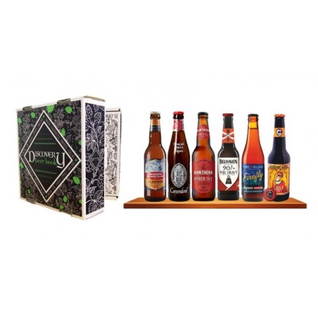 BOX DISCOVERY BEER BOOK 6 BIERES DE TYPE ROUSSE / AMBREE