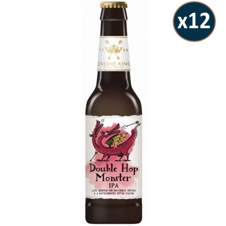 BOX GREENE KING DOUBLE HOP MONSTER IPA X12 BIERES
