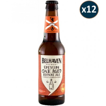 BOX BELHAVEN CRAFT SPEYSIDE BLONDE OAK AGED X12 BIERES