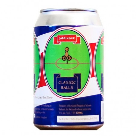 GAEDINGUR CLASSIC BALLS 33CL CAN