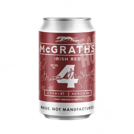MCGRATH'S CRAFT IRISH RED 33CL CAN