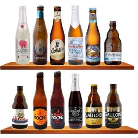 BOX DECOUVERTE BELGIQUE X12 BIERES BELGES