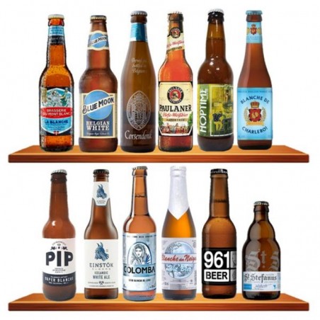 BOX DECOUVERTE TYPE BLANCHE / HEFEWEISS X12 BIERES