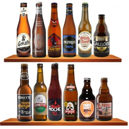 BOX DECOUVERTE TYPE TRIPLE X12 BIERES