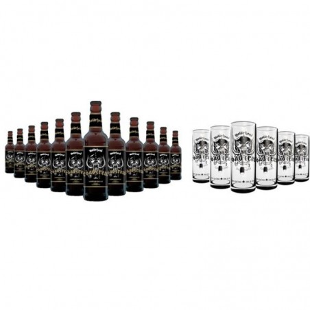 BOX DECOUVERTE MOTORHEAD ROADCREW X12 BIERES + 6 CHOPES 50CL