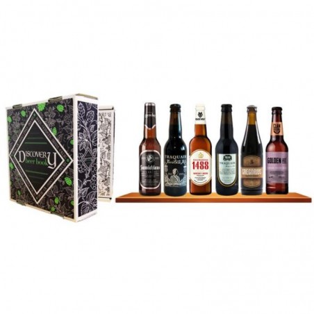 SELECTION BIERES ARTISANALES D'EXCEPTION 6*33CL DISCOVERY BEER BOOK