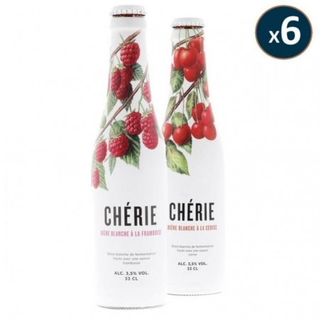 BOX DECOUVERTE CHERIE CERISE-FRAMBOISE X6X2 BIERES