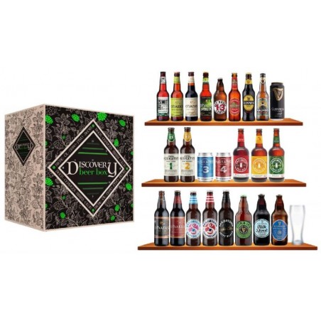 BOX LEGEND OF IRELAND 24 BIERES IRLANDAISES + 1 VERRE