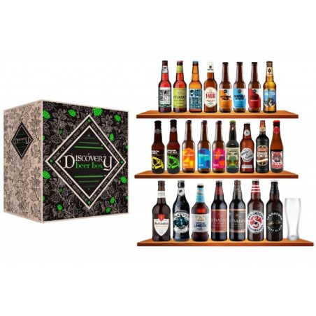BOX SELECTION UK/Irlande 24 BIERES + 1 VERRE