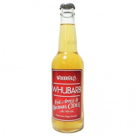 WOODHALLS WHUBARB CIDER 33CL