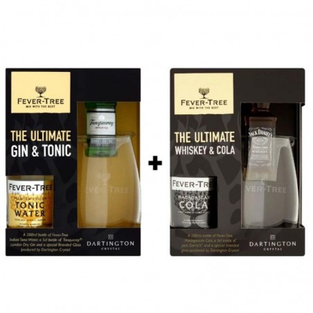 COFFRET DÉCOUVERTE GIN TANQUERAY ET WHISKY JACK DANIELS 5CL