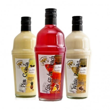 COCKTAILS DU MONDE PRÊTS-À-BOIRE 3*70CL (SEX ON THE BEACH,WHITE RUSSI