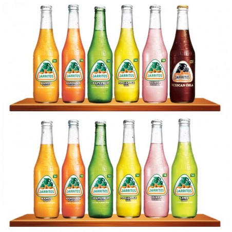 ASSORTIMENT 12 JARRITOS SODAS MEXICAINS 37CL
