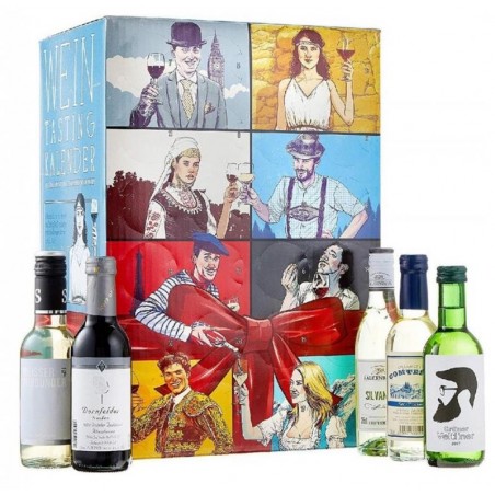 BOX DEGUSTATION VINS DU MONDE 24*25CL