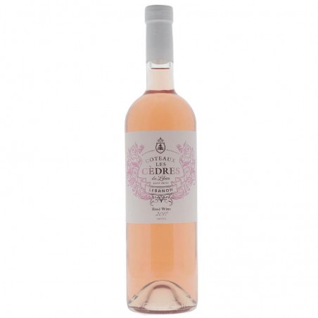 VIN COTEAUX LES CEDRES ROSÉ 2017 75CL
