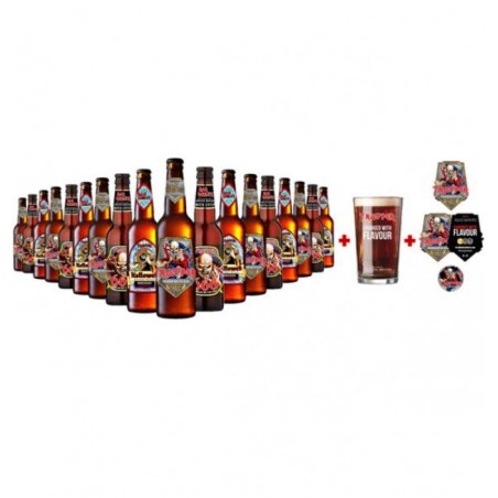 COFFRET IRON MAIDEN 18 BIERES TROOPER 33CL + CADEAUX