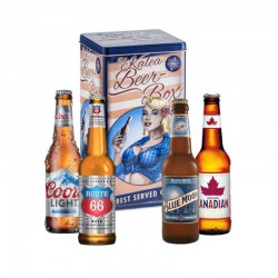 COFFRET 4 BIERES US 33CL...