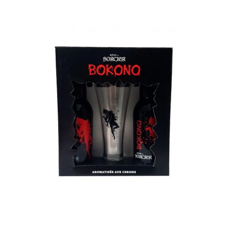 COFFRET BIERE DU SORCIER ROUGE 2*33CL+1 VERRE