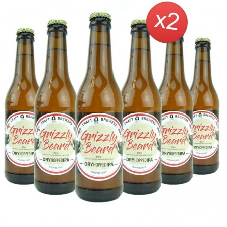 GRIZZLY BEARD IPA DRY HOPPED 12*33CL