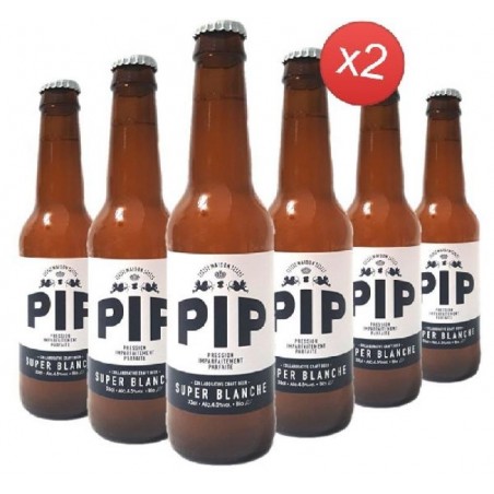 PIP - SUPER BLANCHE 12*33CL - ECOCERT FR-BIO-01