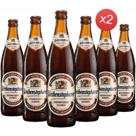 WEIHENSTEPHANER HEFEWEISSBIER DUNKEL 12*50CL