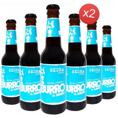 BURRO DE SANCHO NEGRA 12*33CL