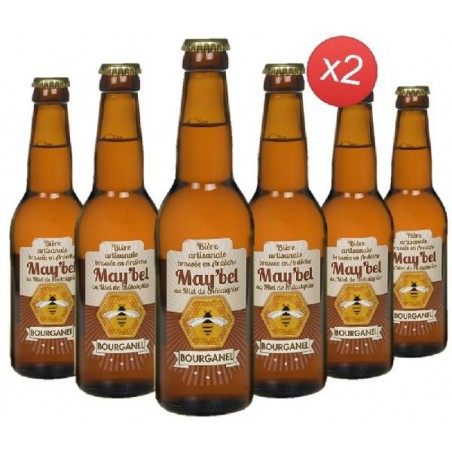 BOURGANEL MIEL DE CHATAIGNIER DE L ARDECHE 12*33CL