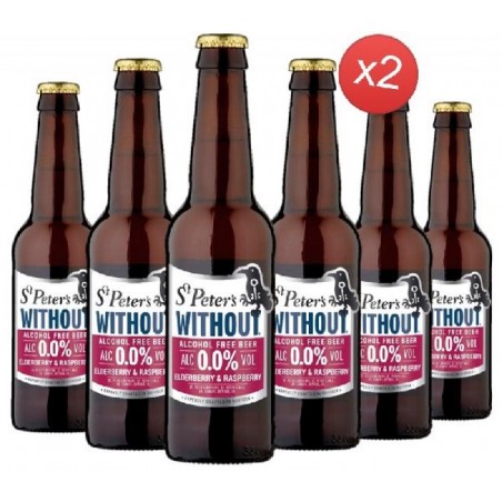 ST PETER'S ELDERBERRY & RASPBERRY SANS ALCOOL 12*33CL