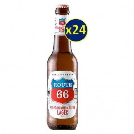 ROUTE 66 PROHIBITION LAGER 24*33CL