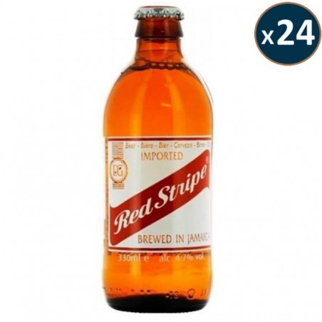 RED STRIPE 24*33CL STUBBY BOTTLE