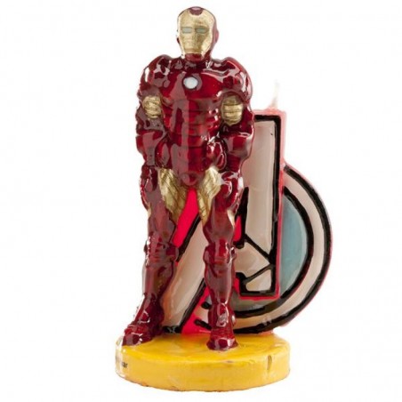 BOUGIE 9,5 CM IRON MAN