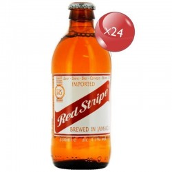 RED STRIPE STUBBY BOTTLE...