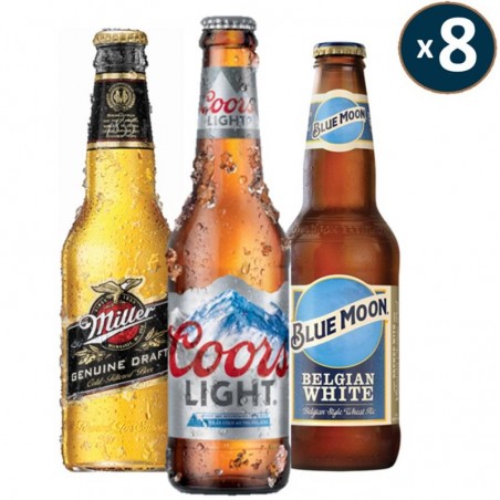 BOX DECOUVERTE BIERES AMERICAINES 3X8 BIERES