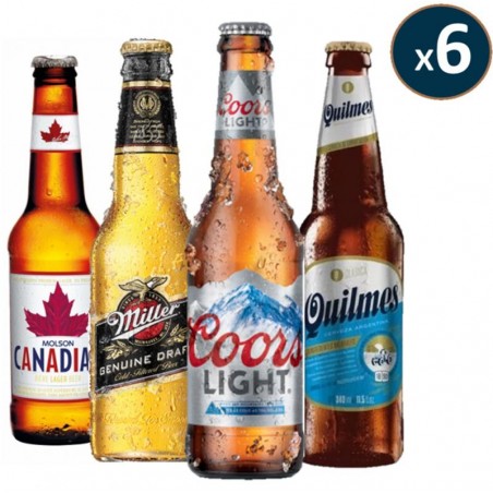 BOX DECOUVERTE TOUR DE L'AMERIQUE 4*6 BIERES