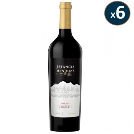ESTANCIA MENDOZA ROBLE MALBEC 6*75CL