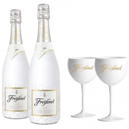 FREIXENET KIT DEGUSTATION ICE 2 BOUTEILLES ICE + 2 VERRES