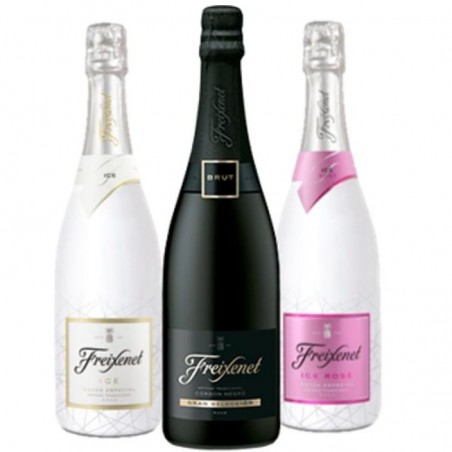 FREIXENET KIT SOIREE BULLES : 3 BTLES (CORDON NEGRO,ICE,ICE ROSE)