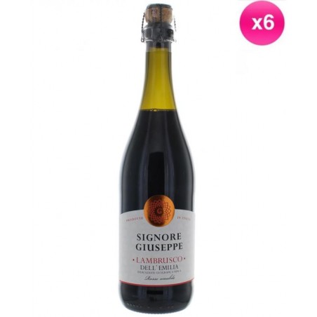 LAMBRUSCO ROUGE S.GIUSEPPE 6*75CL