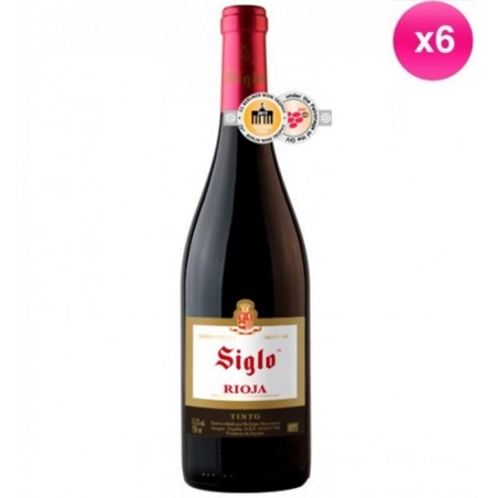SIGLO TINTO RIOJA TEMPRANILLO 6*75CL