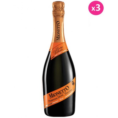 MIONETTO TREVISO PROSECCO BRUT 3*75CL