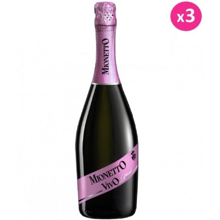 MIONETTO VIVO ROSE SPUMANTE 3*75CL