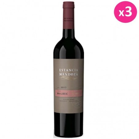 ESTANCIA MENDOZA MALBEC 3*75CL
