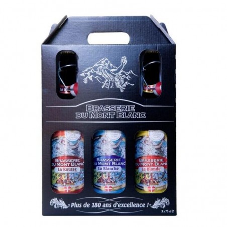 COFFRET 3 BIÈRES MONT BLANC 75CL