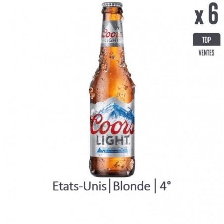 COORS LIGHT 6*33CL